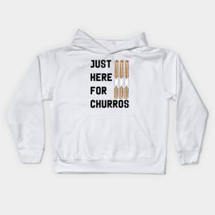 Just Here for Churros Kids Hoodie